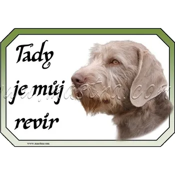 Cedulka slovenský hrubosrstý ohař revír - Bez samolepicí vrstvy