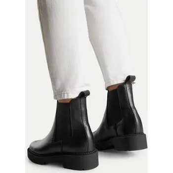 Dámské kozačky Polokozačky Gino Rossi ALBA-25830NB Černá 41