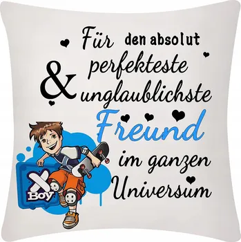 Povlak na dekorativní polštářek Povlak na polštář Nejlepší přítel 45 x 45 cm