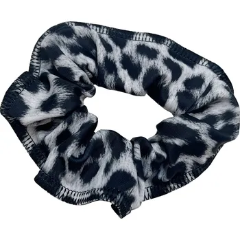 Scrunchie gumička VFstyle leopard šedá