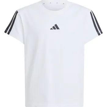 Dívčí tričko Dětské Tričko s krátkým rukávem ADIDAS JG 3S TEE 160 JJ0945 – Bílá 164