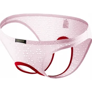 Pánské spodní prádlo Pánské síťované slipy, otevřené jockstrapy - XL