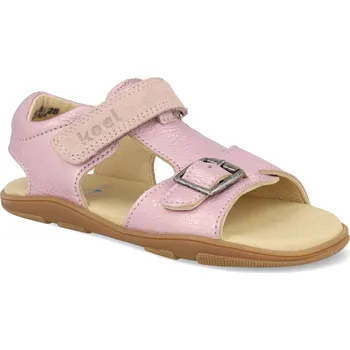 Dívčí sandály Barefoot dětské sandály Koel - Oda pink růžové Velikost: 28