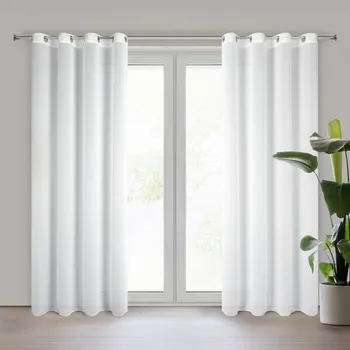 Záclona TIRSA 140x250 cm z hladké matné látky