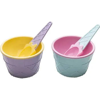 Florina Sada misek na zmrzlinu se lžičkami , mix barev