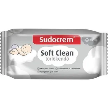 Dětské vlhčené ubrousky "Soft Clean", 55 ks, SUDOCREM 32026755