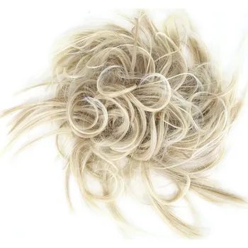 Příčesek Girlshow Příčesek - drdol na gumičce Crazy - 16T613 (mix pastelově plavé a beach blond)