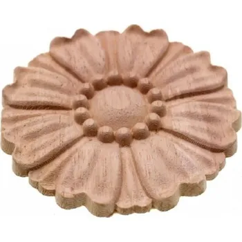 Dekorativní vyřezávaná květina C568 6 cm