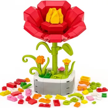 kreativní sada Kreativní sada kytka z kostek – zábava a relaxace v jednom