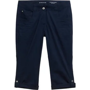Dámské kraťasy TOM TAILOR DÁMSKÉ RELAXED CAPRI - NAVY 44