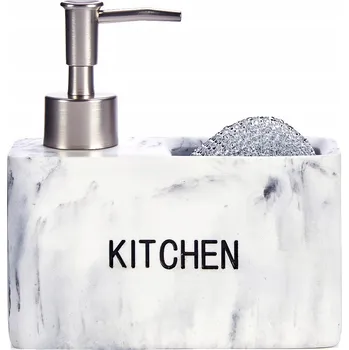 Mycí prostředek DÁVKOVAČ na kamenný prostředek na nádobí do kuchyně + myčka na nádobí SVĚTLÝ kámen