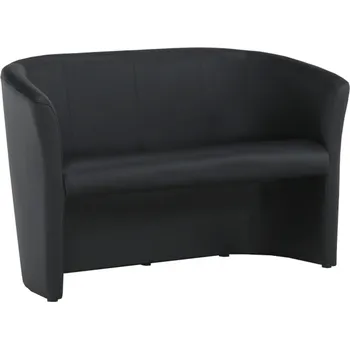 Křeslo Klubové dvojkřeslo KOBE - ekokůže černá