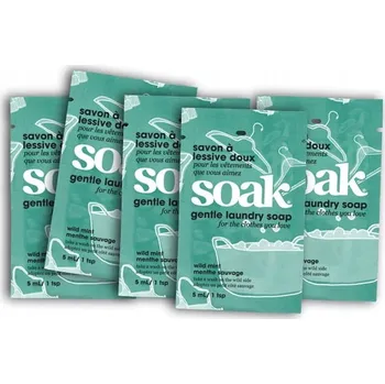 Prací gel Jemný prací prostředek SOAK Wild Mint 5 ml