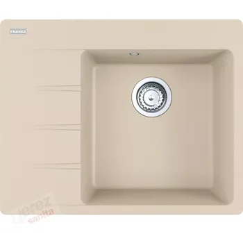 Granitový dřez Dřez Franke CNG 611-62 TL/7 pískový melír (doprava zdarma, odkap vlevo)
