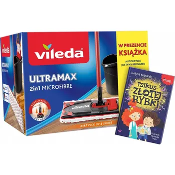 mop Vileda Ultramax box komplet - kbelík se ždímačem + plochý mop