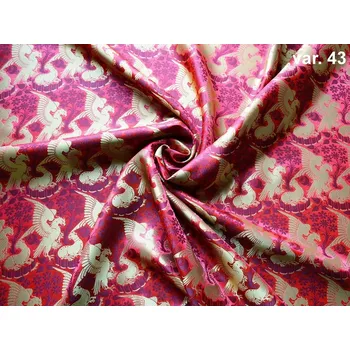 HEDVA ČESKÝ BROKÁT Luxusní brokát 160 51323 OREL A LEOPARD červená | 43