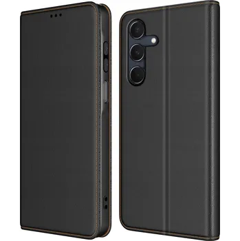 Pouzdro na mobilní telefon Flipové pouzdro KrainaGSM pro Samsung Galaxy M15 černé