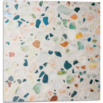 Dlažba Samolepicí vinylové dlaždice S Potiskem - Vzor kamenné mozaiky 20x20x0,2 cm