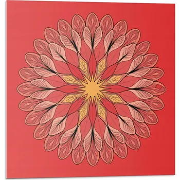 Obraz Samolepicí obkladové dlaždice na zeď - Vinylové, květinový vzor mandala, 20 ks, 20x20 cm