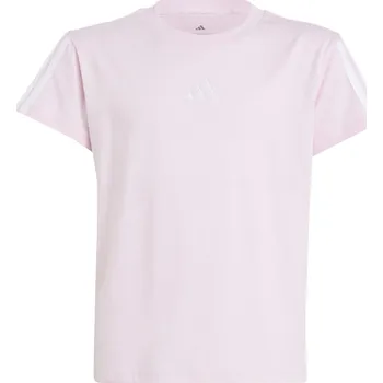 Dětské Tričko s krátkým rukávem ADIDAS JG 3S TEE 160 JF3678 – Růžová 140
