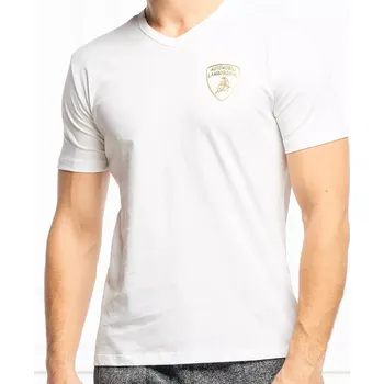 Pánské oblečení Lamborghini triko bílé (Originální tričko Lamborghini doprava zdarma)