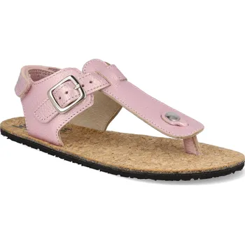 Dívčí sandály Barefoot sandály Koel - Abriana Metallic pink růžové Velikost: 36
