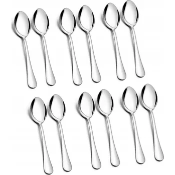 Příbor Lžíce lesklá Bedee lžíce z nerezové oceli 12 ks
