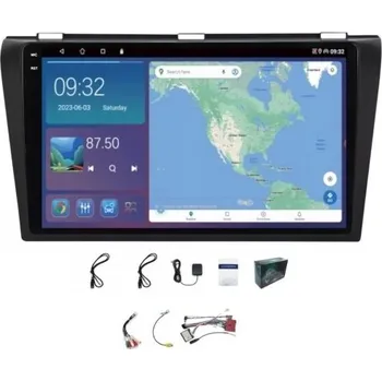 Autorádio AUTORÁDIO S GPS NAVIGACÍ MAZDA 3 2004-2009 WIFI CARPLAY BT USB 4GB 64GB