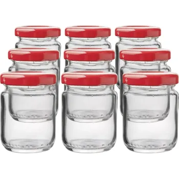 Sklenice Sklenice zavařovací+víčko 0,06 l, čirá