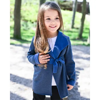 Dámský svetr tmavě modrý zavinovací kardigan z warmkeeperu