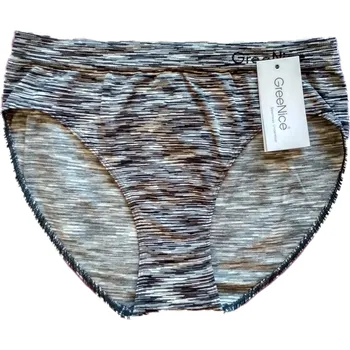 Kalhotky Dámské bezešvé melírované kalhotky Greenice 3822 Barva: Bílá, Velikost: XL-XXL