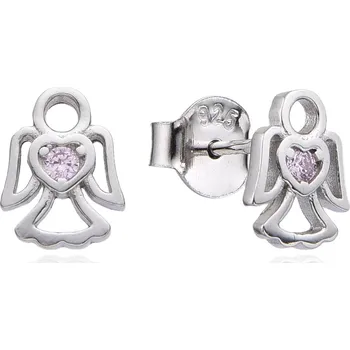 Náušnice NUBIS® Stříbrné náušnice andílci - NB-0003