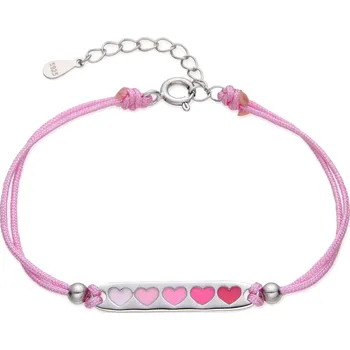 Náušnice NUBIS® Dětský textilní náramek se destičkou - DN-0087