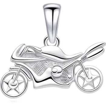 Přívěsek NUBIS® Stříbrný přívěšek motorka - NB-4564