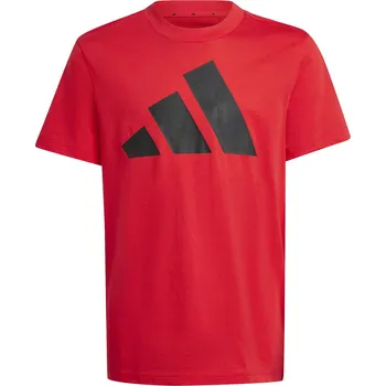 Dětské Tričko s krátkým rukávem ADIDAS J BL TEE 160 JC9664 – Červená 140