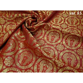 HEDVA ČESKÝ BROKÁT Luxusní brokát 160 51323 PAPOUŠCI červená | 53