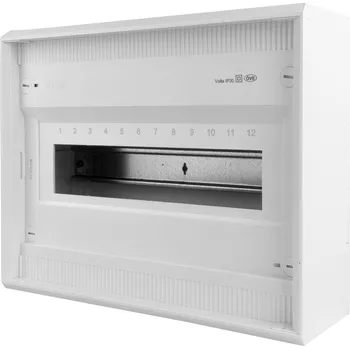 Rozvaděč Volta Rozvodnice nástěnná 1x12 II. třída IP30 QC VA12BN HAGER