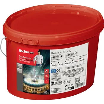 Hmoždinka Fischer 568860 FAZ II Plus 12/20 Eimer (80) čepová kotva 119 mm 12 mm 80 ks