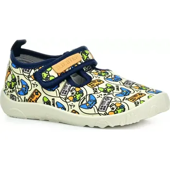 D.D.step D.D.Step C086-51492 White barefoot plátěnky C086-51492 Velikost 23