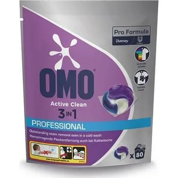 Prací prostředek Prací kapsle "Active Clean 3in1", 80 ks, OMO 101110034