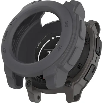 Příslušenství k chytrým hodinkám VSECHNONAMOBIL 106322 TPU HALF COVER Kryt pro Garmin Instinct E 45mm šedý