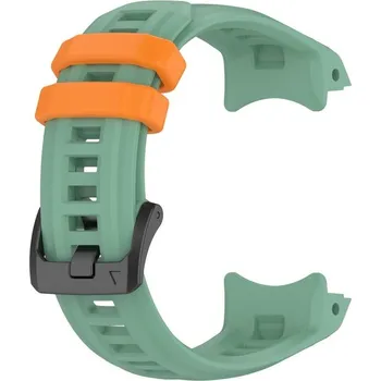VSECHNONAMOBIL 106385 SILICONE Vyměnitelný řemínek pro Garmin Instinct E 45mm zeleno-oranžový