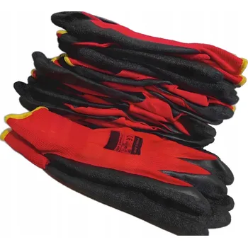 Pracovní rukavice Rukavice INDEX BHP RED LATEX DI25 RĘKAWICZKI RĘKAWICE ROBOCZE velikost 7 - S 10 párů