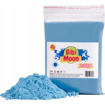 kinetický písek BibiMoon Kinetický písek 1 kg Sáček MODRÝ