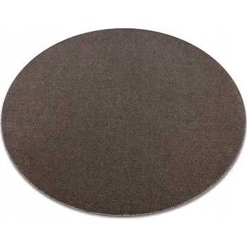 Koberec Koberec DO OBÝVÁKU LOŽNICE PLUS mocca Melanž HLADKÝ BEZ VZORU kulatý 200 cm