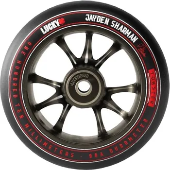 Kolečko ke koloběžce Kolečko LUCKY Jayden Sharman V2 110mm | 86A | BLACK