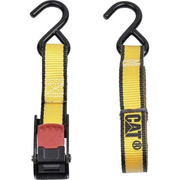Upínací popruh Caterpillar 980489IE upínací popruh Přivazovací únosnost napřímo (LC)=500 daN (d x š) 2.5 m x 25 mm zaklapávací přezka