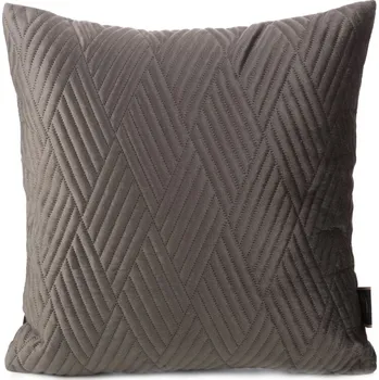 Povlak na polštář ARIEL z měkkého sametu s jemným leskem s geometrickým vzorem