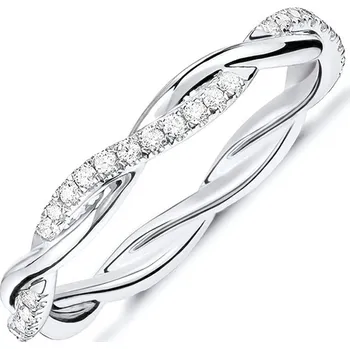 Prsten Dámský stříbrný prsten ALMA Velikost: 60 Ag 925