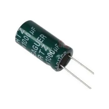 Kondenzátor 1000u/10V elektrolyt.kond.radiál.105st.8x14x5